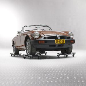 Datona® Automovers set van 4 stuks - Zwart