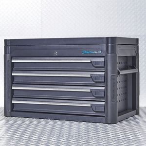 Datona® Gereedschapskist tech-line 80 cm - Mat Zwart
