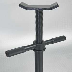 Datona® Assteunen hoog 2 ton met spindel - 4 stuks - Zwart