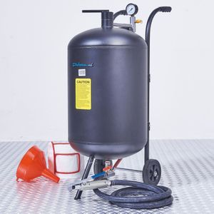 Datona® Mobiele straalketel 80 liter + aluminiumsilicaat