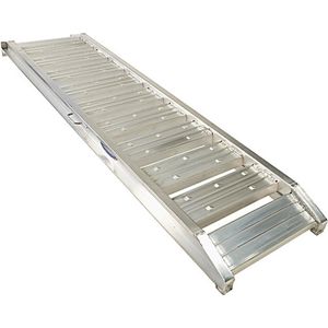 Datona® - Extra sterke oprijplaat 180 cm rijplaat rijgoot rijplank