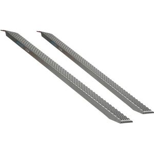 Datona® - Aluminium oprijplaat - 200 cm - 400 kg - 2 stuks