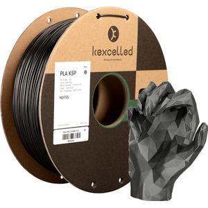 Kexcelled PLA Metaalachtig Ruimte-Grijs/Metallic Space Grey 1.75mm 1kg 3D Printer filament