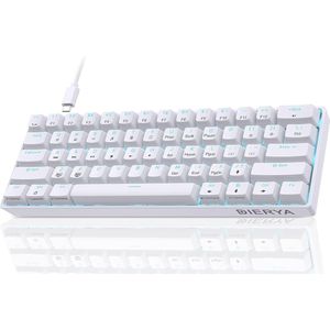 Intelectro 60% Mechanische Gaming Toetsenbord - Ultra-Compact - Wit