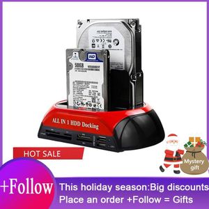 All In 1 Hdd Docking Station Esata Usb 2.0/3.0 Adapter Voor 2.5/3.5 Harde Schijf docking Station Harde Behuizing