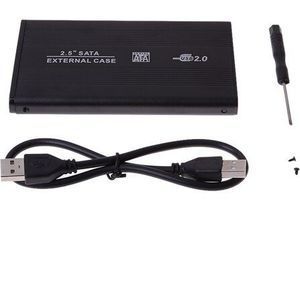 2.5inch USB 2.0 Externe HDD Behuizing 3TB 480mbps Hoge Snelheid Aluminium HDD Drive Case voor 2.5"" SATA Harde Schijf