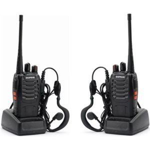 Baofeng BF-888S Walkie-Talkie 2Pcs Professionele Radio Station Transceiver Twee Manier 400-470Mhz 16CH Dc 5V 1000mA Draagbare Radio