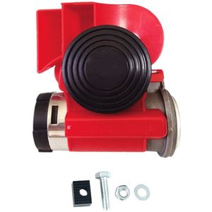 Bull Sound Luchthoorn Claxon 150db Rode Luchthoorn Elektrische Bull Hoorn Koe Geluid Metalen Hoorn voor Vrachtwagen Trein Boot Motorfiets Auto Bull Sound Luchthoorn Claxon 150db Rode Luchthoorn Elektrische Bull Hoorn Koe Geluid Metalen Hoorn voor Vrachtwagen Trein Boot Motorfiets Auto