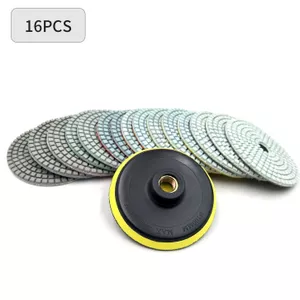 Natte/droge diamantpolijstpads, 4 inch slijpschijf voor granietsteen Beton marmer polijsten Gebruik slijpschijven voor graniet marmer betonsteen polijsten Polijsten