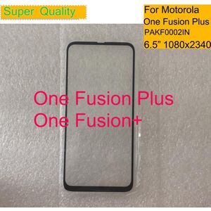 10 Stks/partij Voor Motorola Moto Een Fusion Plus Touch Scherm Front Outer Glass Panel Lens Een Fusion + PAKF0002IN Lcd front