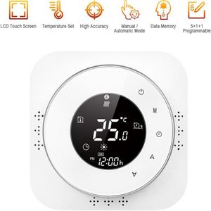95-240V Wifi Thermostaat Zes Periodes Programmeerbare Thermostaat Voice App Controle Backlight Lcd Boiler Verwarming Thermoregulator