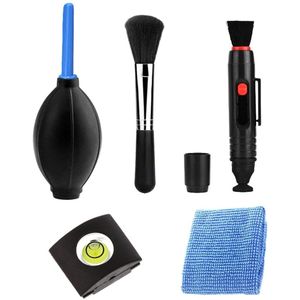 5-In-1 Camera Dust Cleaning Tools Set Camera Lens Cleaning Borstel Veeg Pen Air Blower Set Voor canon Voor Nikon Voor Sony