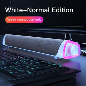 Bluetooth 5.0 Speaker Usb Bedrade Computer Geluid Bar Stereo Subwoofer Soundbar 3D Thuis Surround Luidsprekers Voor Pc Theater Aux 3.5mm