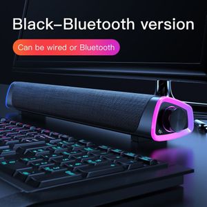 Bluetooth 5.0 Speaker Usb Bedrade Computer Geluid Bar Stereo Subwoofer Soundbar 3D Thuis Surround Luidsprekers Voor Pc Theater Aux 3.5mm