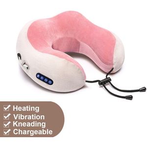 Neck Massager U Vormige Kussen Multifunctionele Elektrische Massage Kussen Auto En Thuis Therapie Cervicale Massager Voor Nek Ontspannen