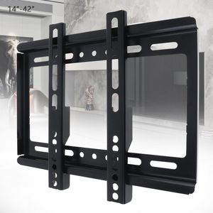Universele Dunne 25Kg 14 - 42 Inch Tv Muurbeugel Flat Panel Tv Frame Met Gradienter Voor Lcd led Monitor Platte Pan