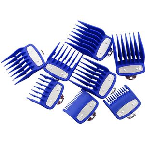 8 Stuks Tondeuse Limiet Kam Goud Professionele Universele Tondeuse Limiet Kam Size Kapper Vervanging Push Shear Tool