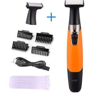 Kemei Oplaadbare Elektrische Scheerapparaat Baard Scheerapparaat Scheerapparaat Body Trimmer Mannen Scheren Machine Tondeuse Gezichtsverzorging