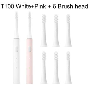 Xiaomi Mijia T100 Sonische Elektrische Tandenborstel Draadloze Usb Oplaadbare Tandenborstel Waterdichte Ultrasone Automatische Tandenborstel