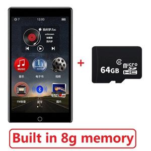 Ruizu H1 MP4 Speler 4.0 Inch Full Touch Screen Met Bluetooth 5.0 Fm Radio Recording E-book Video Muziekspeler Gebouwd-In Speaker