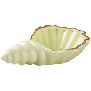 Creatieve Wit Conch Keramische Platen Snack Fruit Gerechten Taart Plaat Snoep Schotel Salade Lade Porseleinen Servies Decor Servies