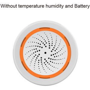 Tuya Smart Temperatuur En Vochtigheid Alarm Ingebouwde Batterij 3 In 1 Zigbee Sensor, kan Worden Gebruikt Met Tuya Smart Hub