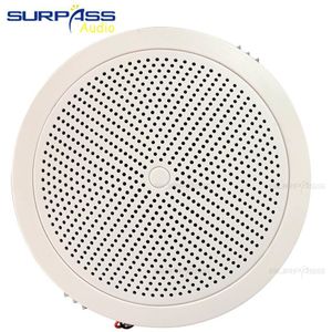 6 Inch 100V Lijn Ingang Omroepinstallatie Pa Speaker Home Hotel Achtergrond Muziek 6W Constante Druk In muur Plafond Luidspreker