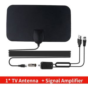Kebidumei 8K Digitale Tv Antenne 25DB High Gain Hd Tv Dtv Box Eu Plug 500 Miles Booster Antenne Hd platte Voor Auto Boot Slaapkamer Etc