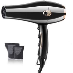 Salon Hair Dryer 2000W Warme En Koude Lucht Verzamelen Nozzle Föhn Multifunctionele 6 Versnellingen Verstelbare Eu