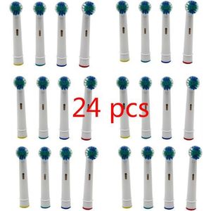 24 Stuks Opzetborstels Voor Oral-B Elektrische Tandenborstel Fit Advance Power/Pro Gezondheid/Triumph/3D Excel/Vitality Precision Clean