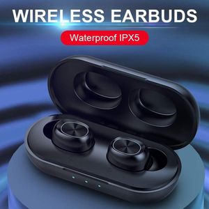 B5 Tws Vingerafdruk Touch Bluetooth Hifi Draadloze Hoofdtelefoon Met Microfoon Noise Cancelling Gaming Headset Opladen Doos