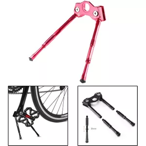 ESGE/Pletscher Comp Zoom Fietsstandaard - Stevig & Verstelbaar Voor Volwassenen, 18 Mm, Zwart