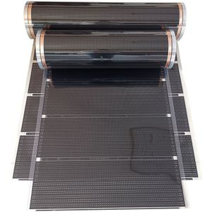 220V 220W 50Cm-8Meter Breedte Gezonde Vloerverwarming Infrarood Vloerverwarming Carbon Film Heater Elektrische vloerverwarming Mat