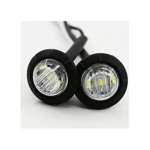 Universele 12V Ronde Mistlampen – Set Van 2, 102 Mm, Met H3 55W Lampen, Zwarte Behuizing, Voor Auto En Bus