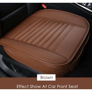 Autostoelhoezen voor Ford KA/KA 2008-2022, Autostoelkussens Beschermers Universal Fit Lederen Auto-Accessoires voor Achter Complete Set 5 Stoelen,B Black