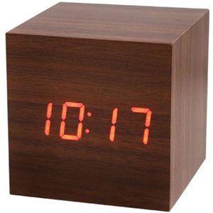 Retro Wekker - Wekker Roestvrij Metaal Niet-tikkende - Slaapkamer Klok Knipperend Oog Roterende Arm Cadeau Voor Kinderen