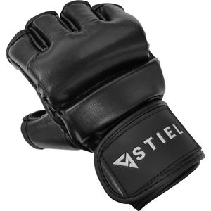 Stiel Grip MMA Handschoenen - PU - Zwart - L