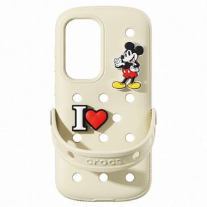 Samsung Galaxy S25 Crocs Case Bone - Telefoonhoesje Beige