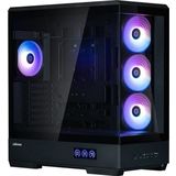 Zalman - P50 DS ATX Behuizing - Zwart - Gelaagd Glas - Panoramisch Uitzicht