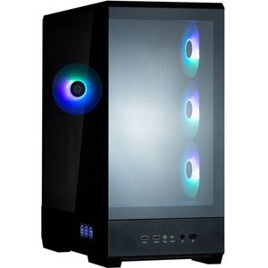 Zalman - P50 DS ATX Behuizing - Zwart - Gelaagd Glas - Panoramisch Uitzicht