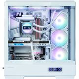 Zalman - P50 DS ATX Behuizing - Wit - Getemperd Glas - Panoramisch Zicht