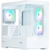 Zalman - P30 V2 - micro-ATX Behuizing - Wit - Tempered Glass - Panoramisch Uitzicht