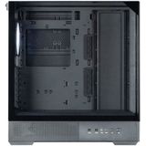 Zalman - P40 Prism - PC-behuizing - Zwart - Staal en Glas