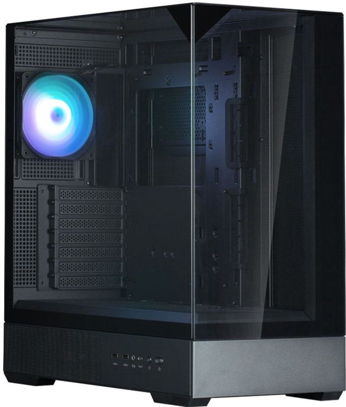 Zalman - P40 Prism - PC-behuizing - Zwart - Staal en Glas