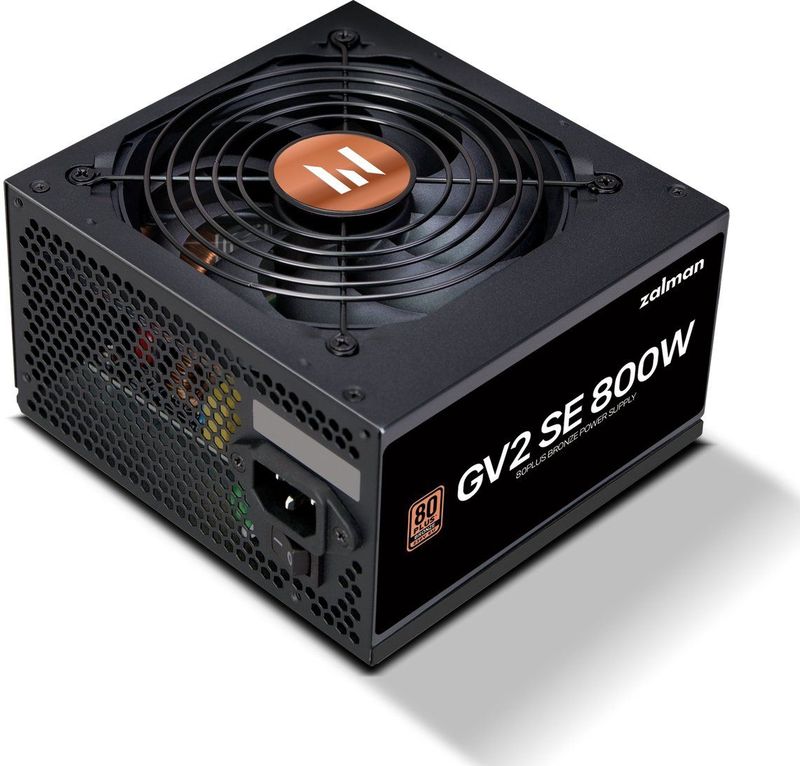 Zalman - ZM800-GV2SE - Voeding - 800W - 80 Plus Bronze - Non-modular