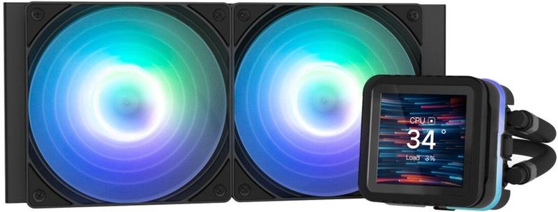 Zalman - KOI ALPHA2 DS 240mm AIO - CPU Waterkoelers - Zwart - Aluminium Radiator