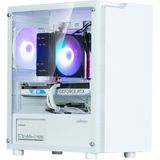 Zalman - T4 Plus - Mini Tower Behuizing - Wit - Doorzichtig Zijpaneel
