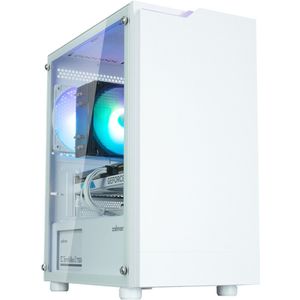 Zalman - T4 Plus - Mini Tower Behuizing - Wit - Doorzichtig Zijpaneel