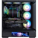 Zalman P40 DS - PC Behuizing - Panoramisch Uitzicht - Gehard Glas