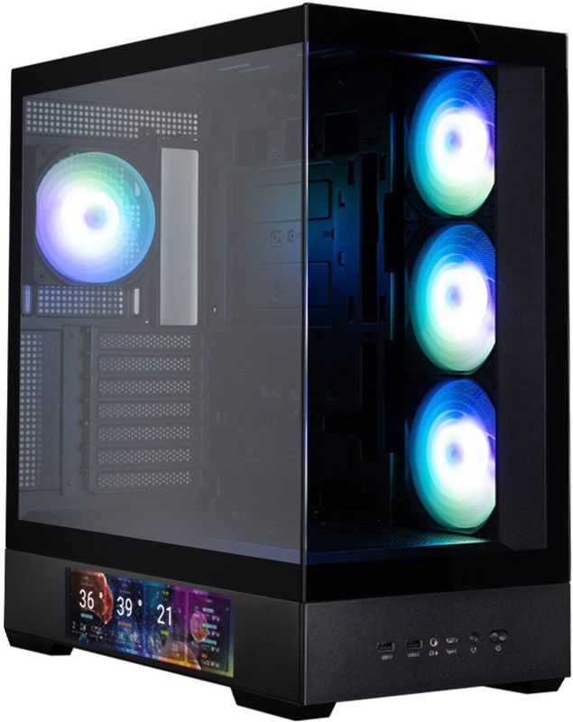Zalman P40 DS - PC Behuizing - Panoramisch Uitzicht - Gehard Glas